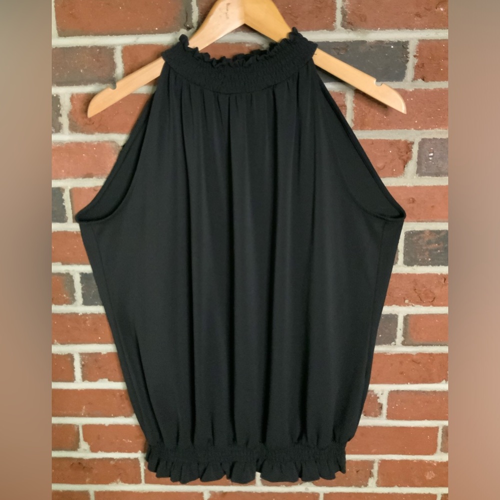 Black Adrianna Papell  sleeveless top